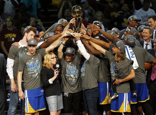 Golden State Warriors 2015 champs