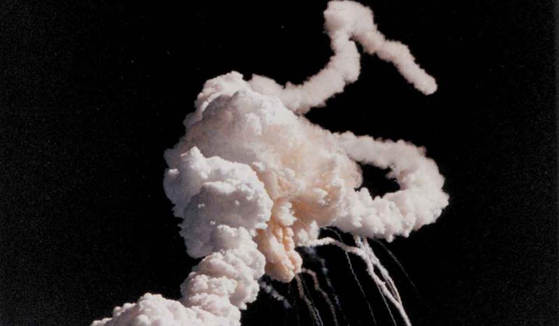U.S. shuttle Challenger exploded 72 seconds after lift off, killing all seven crew members aboard, i