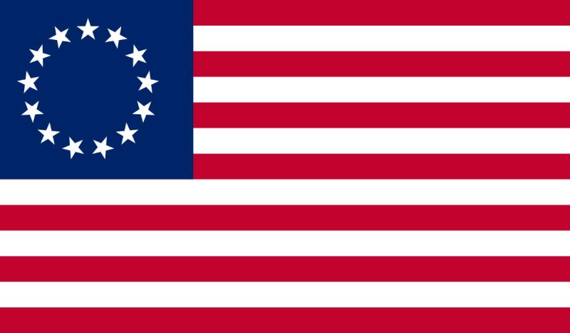 Congress adopted a U.S. flag with one star for each state.