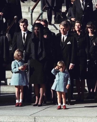 John Jr. salutes at JFK's funeral