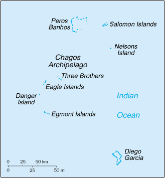 Map of British Indian Ocean Territory