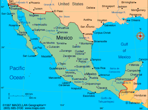 mexico map