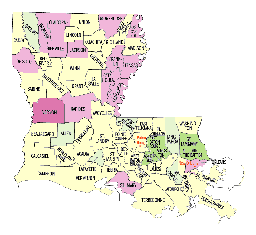  Population, percent change, 1990 to 2000