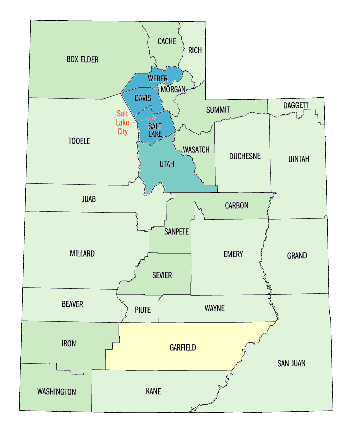  Persons per square mile, 2000