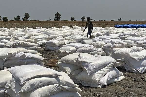 Food Airdropped to Relieve Famine Conditions