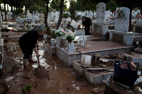 Flood in Greece