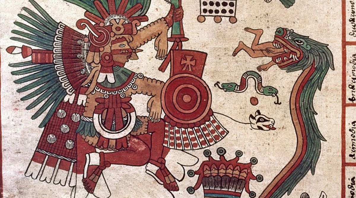 Quetzalcoatl Serpent God Aztec Mexico Lindo