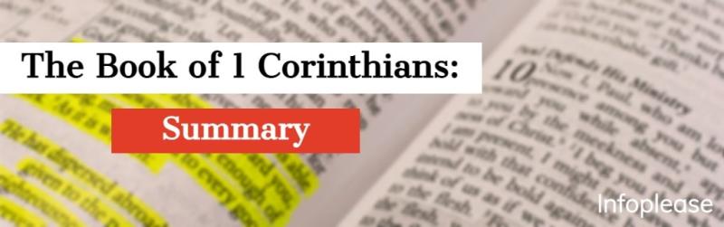 The Book Of 1 Corinthians: Summary | Infoplease